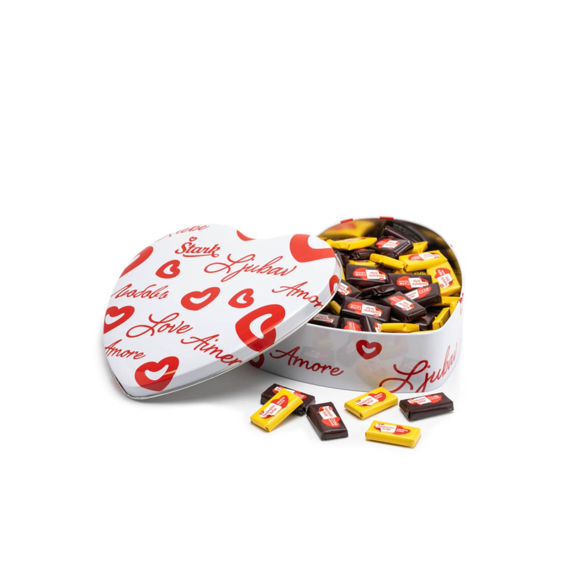 Srce limenka mini čokoladice Štark 750g