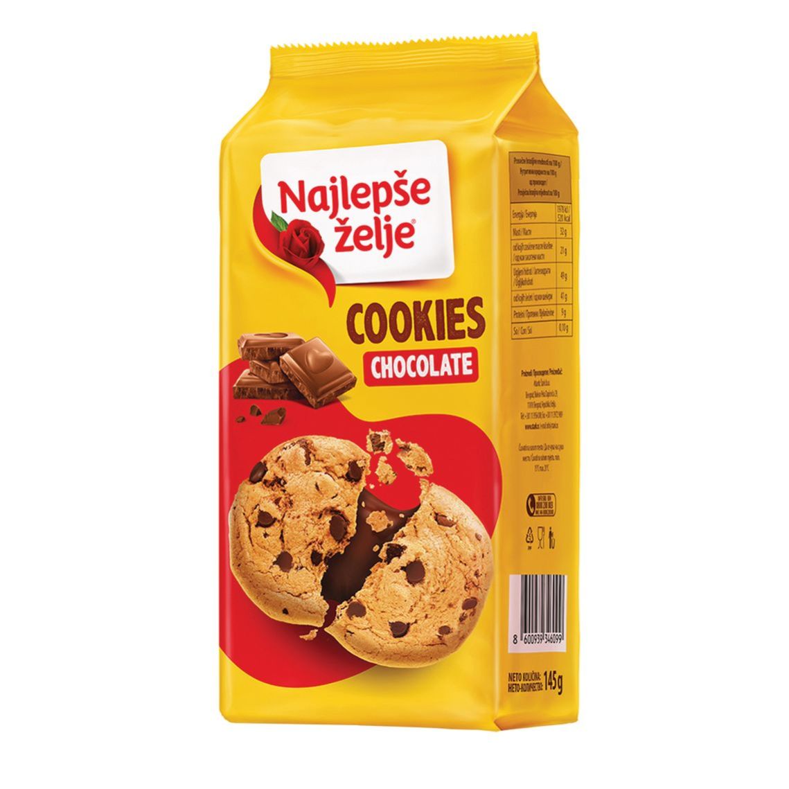 NŽ Cookies čokolada 145g