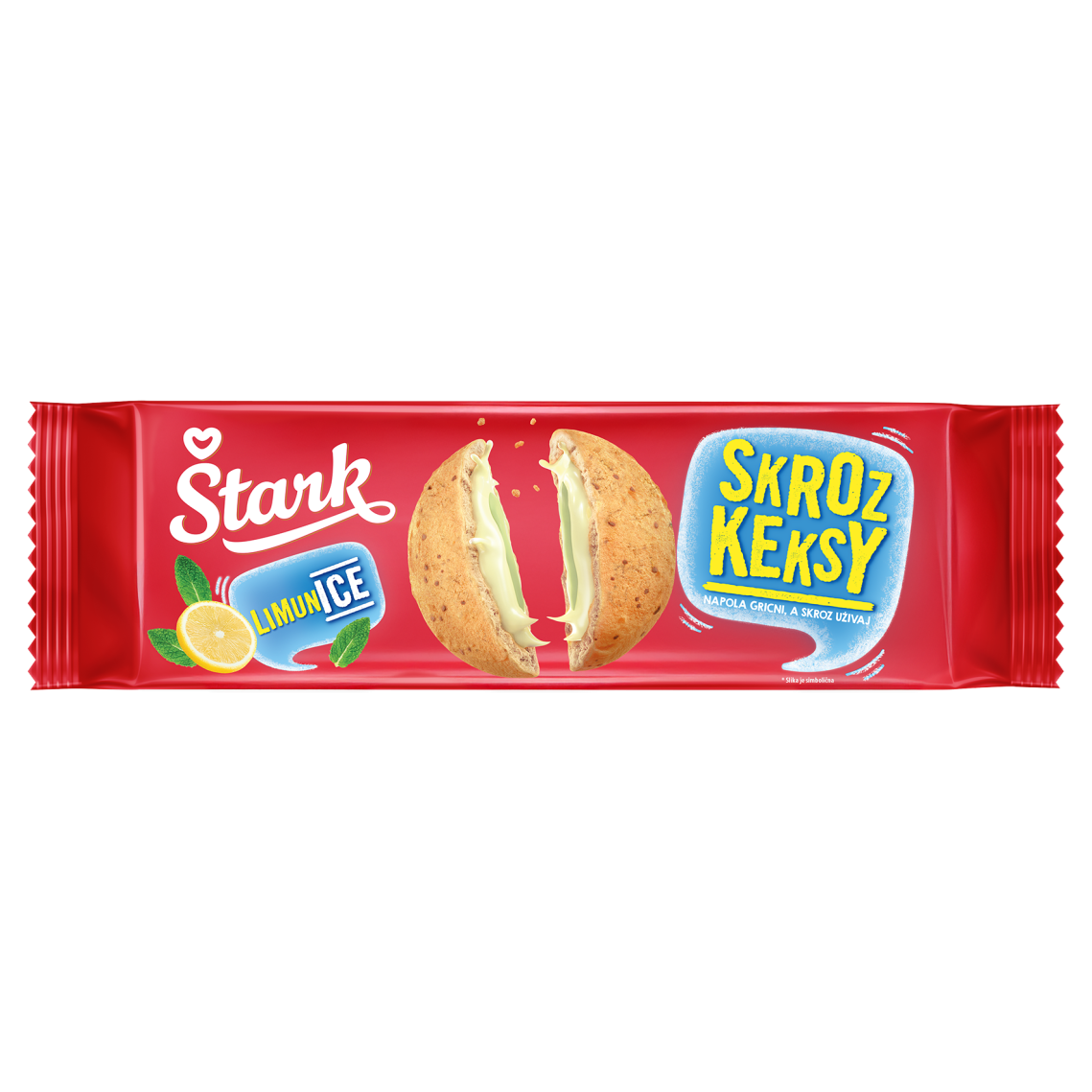 Skroz Keksy limun i nana 135 g