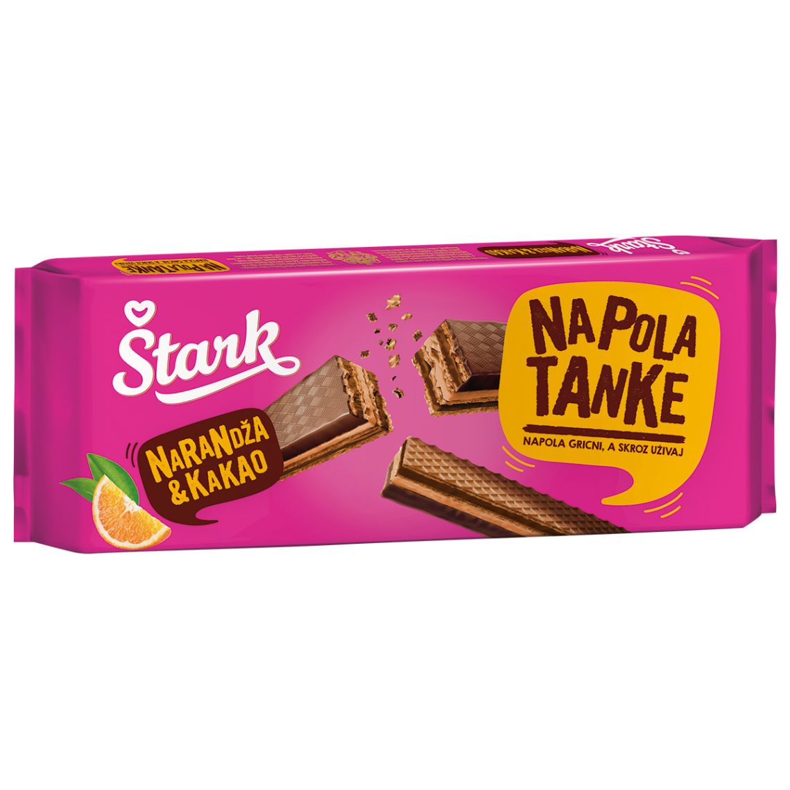 Štark NAPOLA TANKE kakao i narandža 130 g