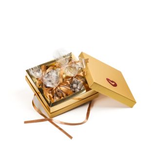 Zlatna LUX kutija sa Štark draže bombonama 400g