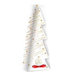 Novogodišnja kutija jelkica za brendiranje 