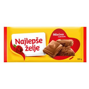 Najlepše želje mlečna 160g