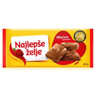 Najlepše želje mlečna 160g