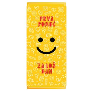 Omotnica za Najlepše želje čokoladu "Prva pomoć za loš dan"