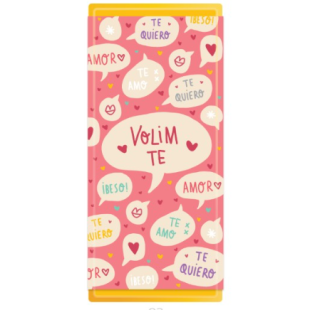 Omotnica za NŽ čokoladu "Volim te"