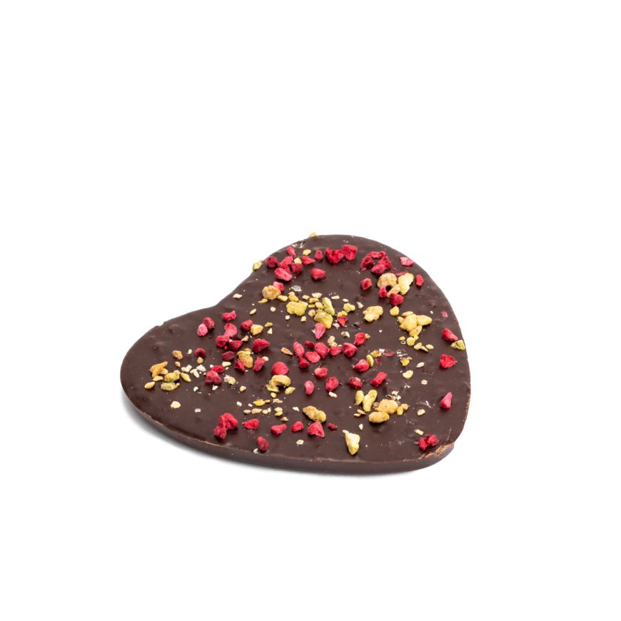 Najlepše želje srce crna čokolada 75g