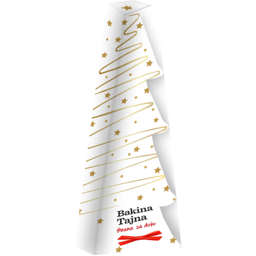 Novogodišnja kutija jelkica za brendiranje 