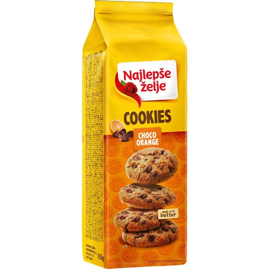 NŽ Cookies čokolada i narandža  135g