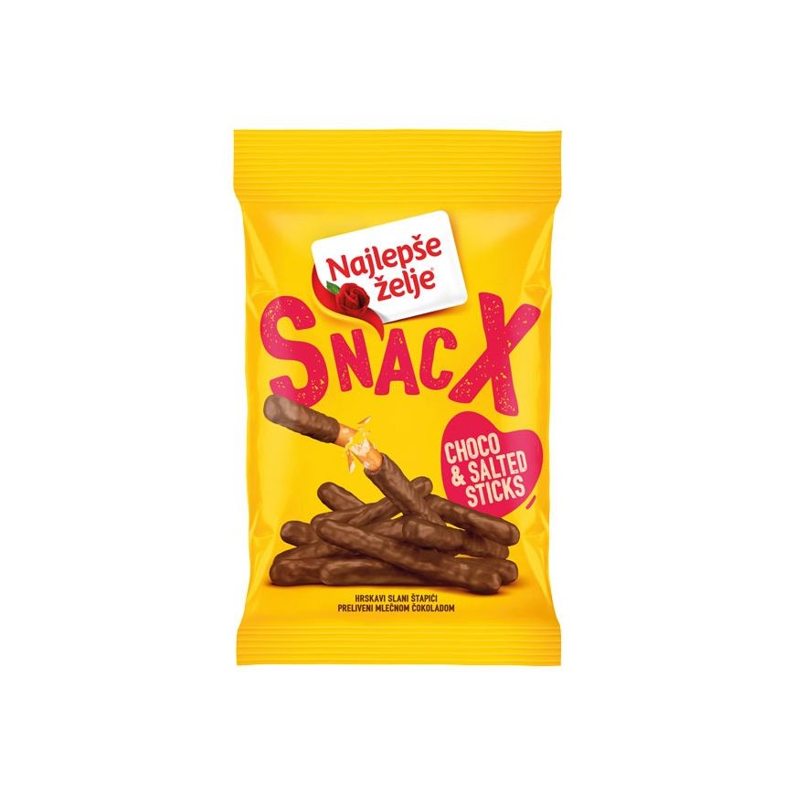 Najlepše želje SnacX slani 80g