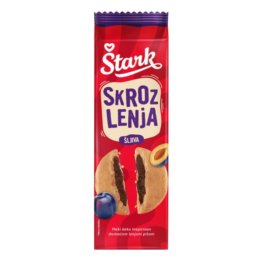 Soft keks sa punjenjem od šljive.