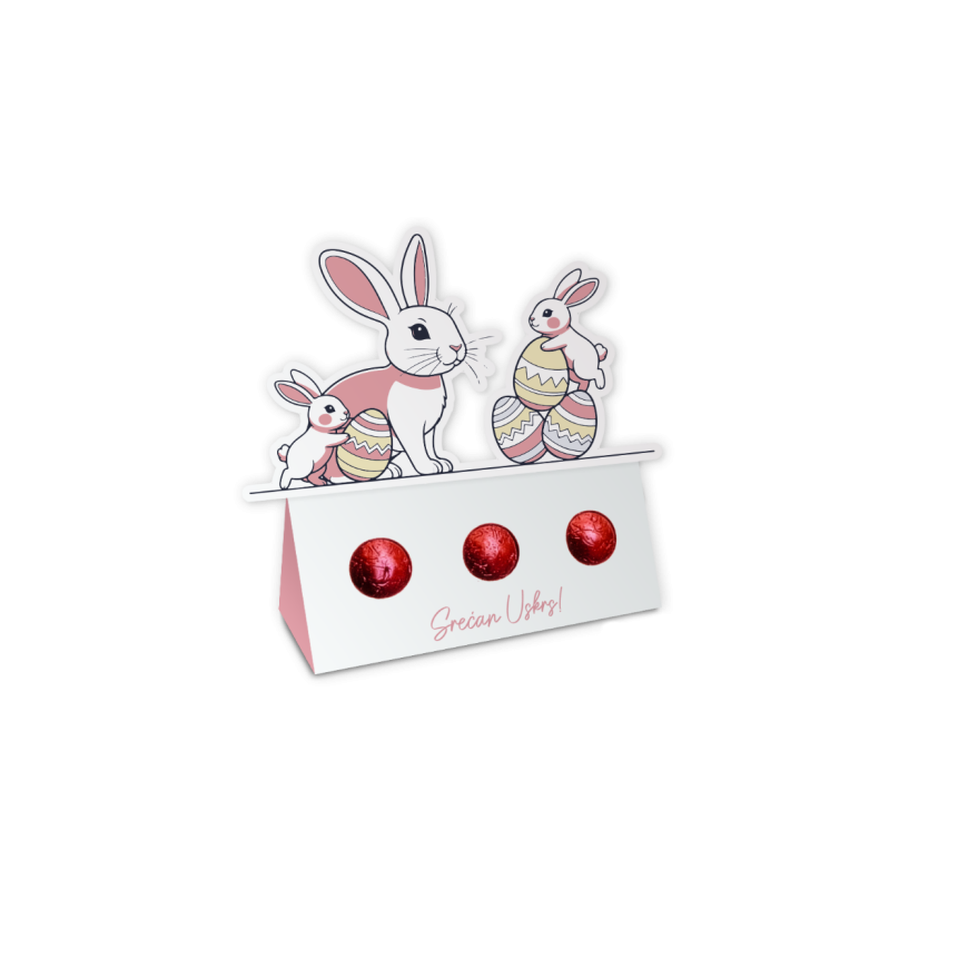 Mini BOX Uskršnji zeka nugat 35g