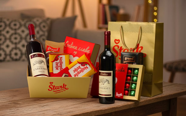 Štark slavske poklon korpe koje osvajaju na prvi pogled