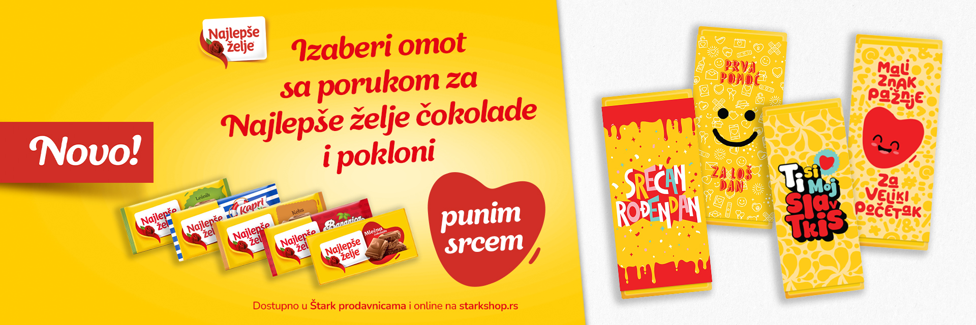 Izaberi poruku i pokloni punim srcem