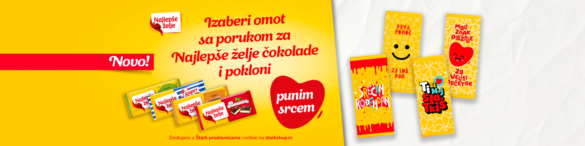 Izaberi poruku i pokloni punim srcem