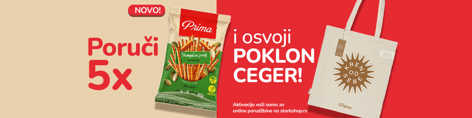 Hrskavi Prima štapići sa ukusom golice - idealan slani snack u svakoj prilici.